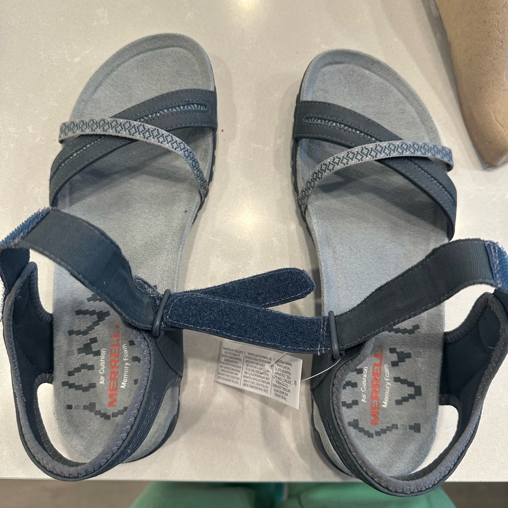 Merrell Women’s Merrell Terran Navy Sandals Size 8 - Picture 6 of 6
